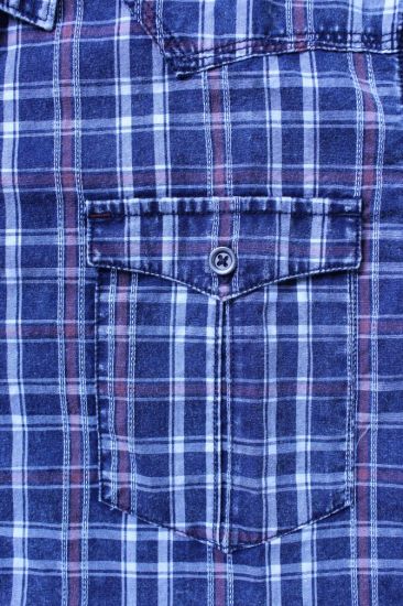 Classic Style Sweat-Absorbing Shirt, Breathable Short Sleeve Plaid Shirts for Men
