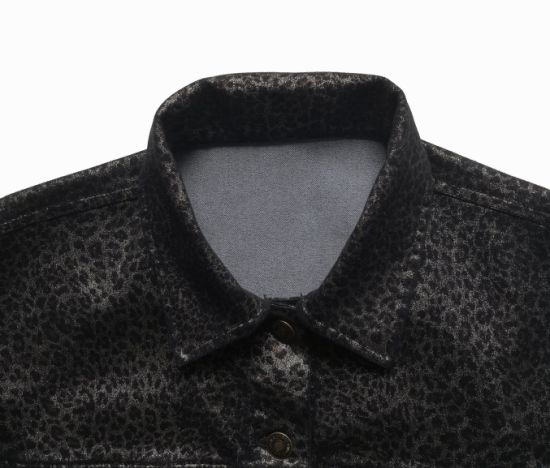 Lady′s Short Paragraph Black Blinking Fascinating Jackets