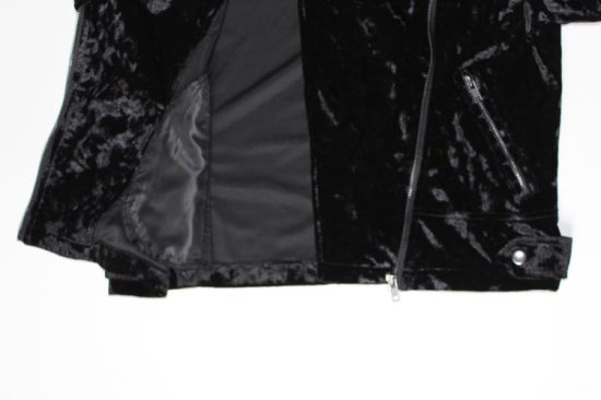Hot Sale Black Velvet Fascinating Jackets for Lady