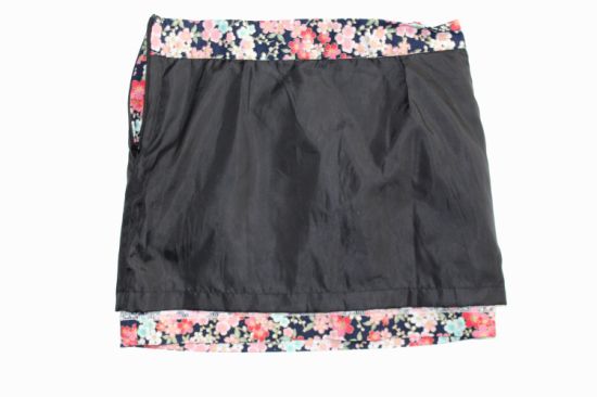 A-Line Skirt, Sexy Little Skirt, Floral Skirt, Women′s Miniskirt