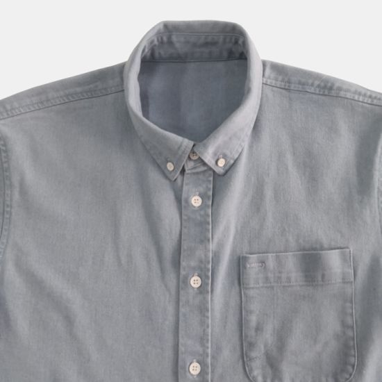 New Arrival Denim Short Sleeve Shirt for Man