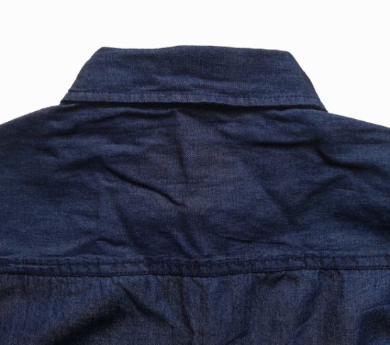 Men′s Gradient Ramp Denim Shirt