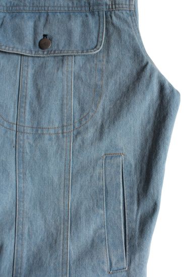 Men′s Oversized Denim Jackets, Light Blue Wash Denim Jackets