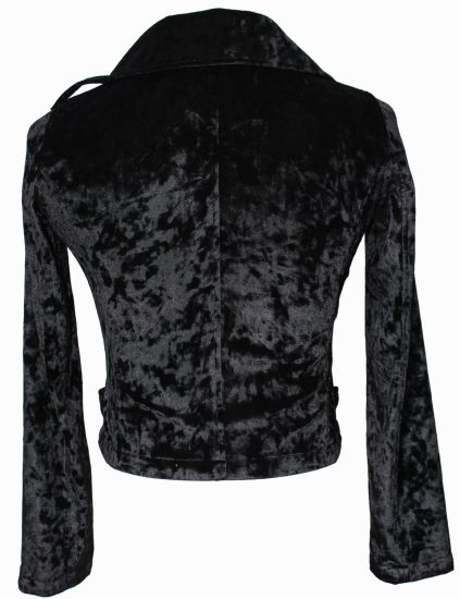 Hot Sale Black Velvet Fascinating Jackets for Lady