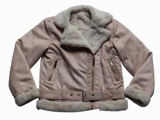 Girl′s Suede Apparel Coat Casual Jacket
