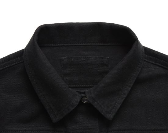 Kids Black Denim Outwear, Black Ripped Denim Jackets