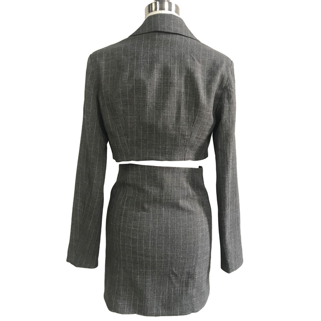 gray colour suit ladies