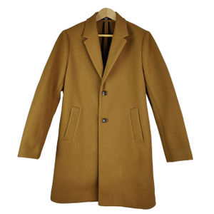 Wholesale Factory Price Camel Melton Jacket Coat Mens Trench Coat for Men