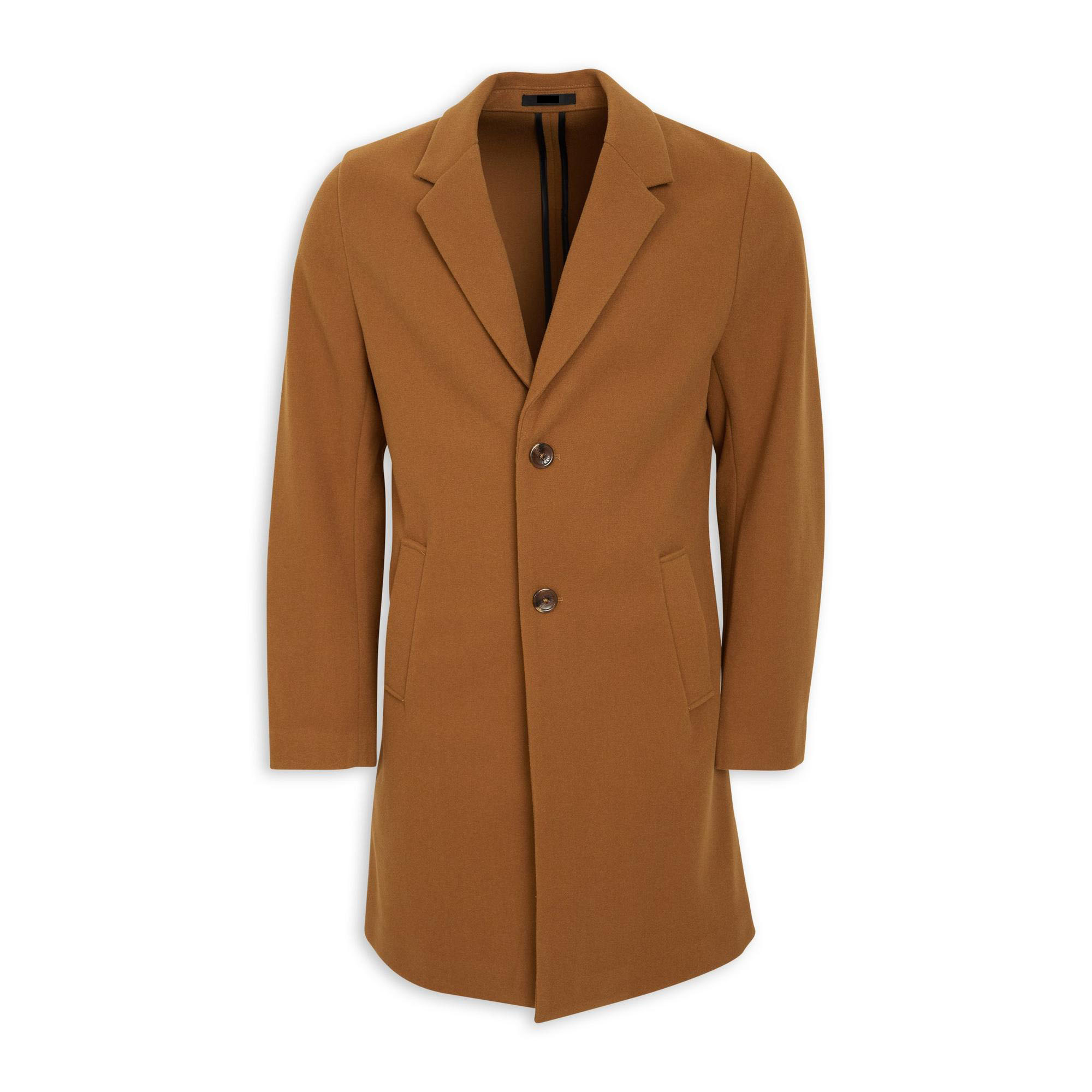 Wholesale Factory Price Camel Melton Jacket Coat Mens Trench Coat for