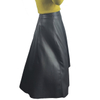 Women′s Black PU Dress Ladies PU Leather Skirt Black Plus Size PU Skirt Outfit